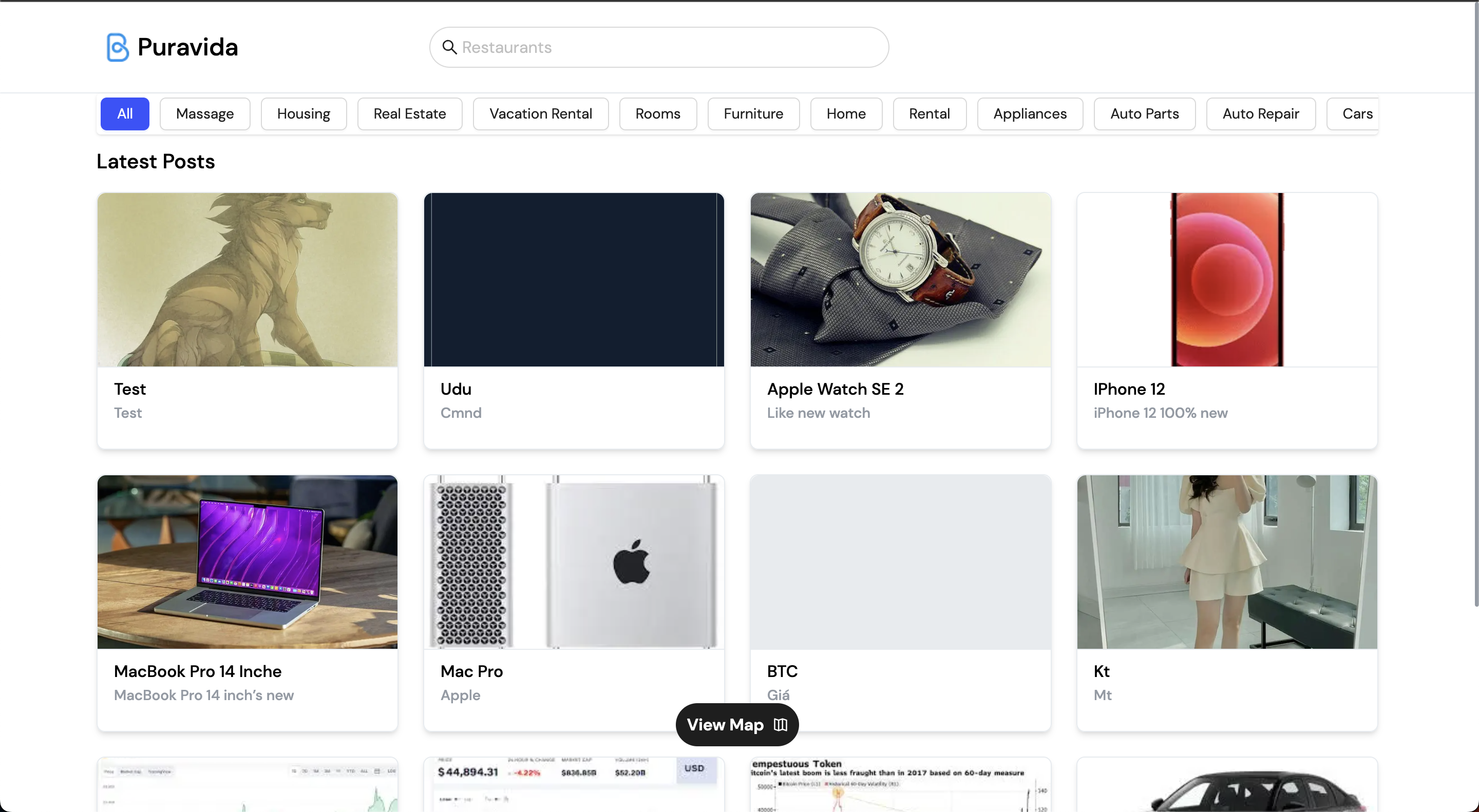 Pura Vida Bitcoin Marketplace